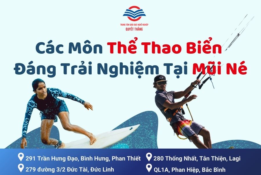 Các Môn Thể Thao Biển Đáng Trải Nghiệm Tại Mũi Né
