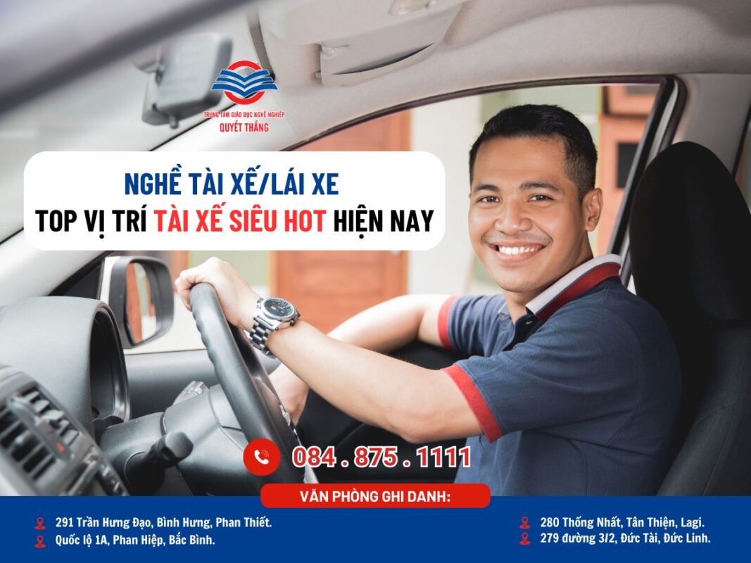 nghề tài xế lái xe siêu hot hiện nay