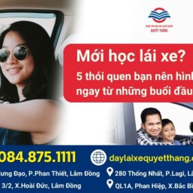 5 thói quen khi bắt đầu học lái