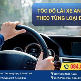 Tốc độ lái xe an toàn theo từng loại đường