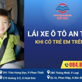 Lái xe ô tô an toàn khi có trẻ em trên xe